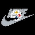 Pittsburgh Steelers Nike logo decal sticker
