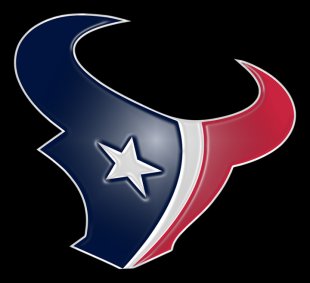 Houston Texans Plastic Effect Logo Sticker Heat Transfer