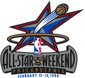 NBA All-Star Game 1998-1999 Unused Logo decal sticker