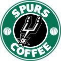 San Antonio Spurs Starbucks Coffee Logo Sticker Heat Transfer