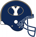 Brigham Young Cougars 1999-2004 Helmet Logo Sticker Heat Transfer