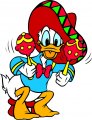 Donald Duck Logo 25 decal sticker