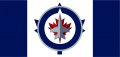 Winnipeg Jets Flag001 logo decal sticker