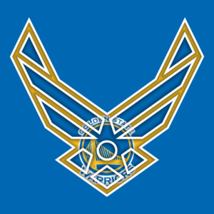 Airforce Golden State Warriors Logo decal sticker