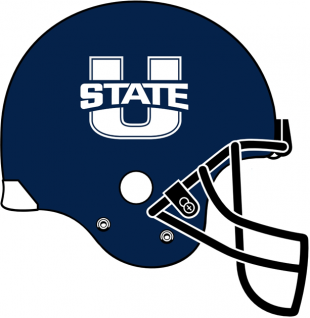 Utah State Aggies 2012-Pres Helmet Logo Sticker Heat Transfer