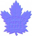 Toronto Maple Leafs Colorful Embossed Logo Sticker Heat Transfer