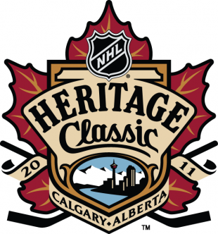 NHL Heritage Classic 2010-2011 Logo Sticker Heat Transfer