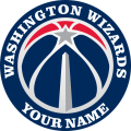 Washington Wizards Customized Logo Sticker Heat Transfer