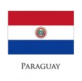 Paraguay flag logo Sticker Heat Transfer