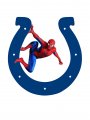 Indianapolis Colts Spider Man Logo decal sticker