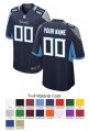 Tennessee Titans Custom Letter and Number Kits For Navy Jersey Material Twill