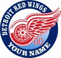 Detroit Red Wings Customized Logo decal sticker