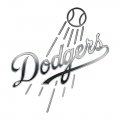 Los Angeles Dodgers Silver Logo decal sticker