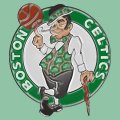 Boston Celtics Plastic Effect Logo Sticker Heat Transfer