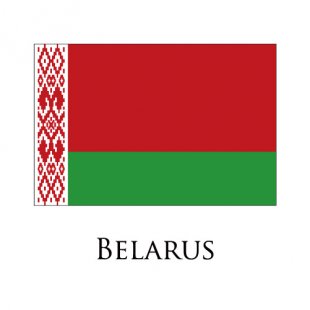 Belarus flag logo decal sticker