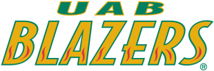 UAB Blazers 1996-2014 Wordmark Logo 03 Sticker Heat Transfer