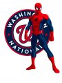 Washington Nationals Spider Man Logo Sticker Heat Transfer