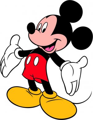 Mickey Mouse Logo 36 Sticker Heat Transfer