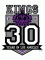 Los Angeles Kings 1996 97 Anniversary Logo Sticker Heat Transfer