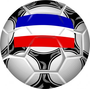 Soccer Logo 32 Sticker Heat Transfer