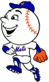 New York Mets 1995-1998 Mascot Logo Sticker Heat Transfer