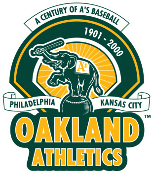 Oakland Athletics 2000 Anniversary Logo decal sticker