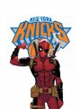 New York Knicks Deadpool Logo Sticker Heat Transfer