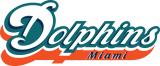Miami Dolphins 1997-2012 Wordmark Logo Sticker Heat Transfer