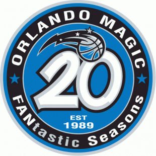 Orlando Magic 2008-2009 Anniversary Logo Sticker Heat Transfer