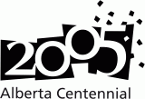 Calgary Stampeders 2005 Anniversary Logo Sticker Heat Transfer