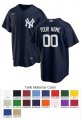 New York Yankees Custom Letter and Number Kits for Alternate Jersey Material Twill