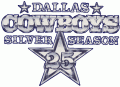 Dallas Cowboys 1984 Anniversary Logo Sticker Heat Transfer