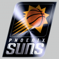Phoenix Suns Stainless steel logo decal sticker
