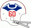 New England Patriots 1960 Helmet Logo Sticker Heat Transfer