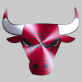 Chicago Bulls Stainless steel logo Sticker Heat Transfer