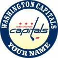 Washington Capitals Customized Logo Sticker Heat Transfer