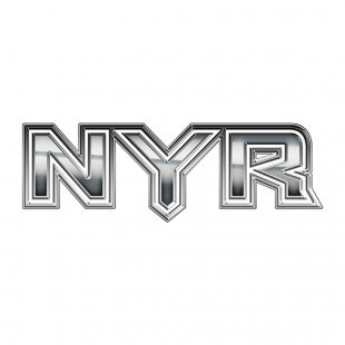 New York Rangers Silver Logo Sticker Heat Transfer