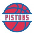 Basketball Detroit Pistons Logo Sticker Heat Transfer