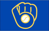 Milwaukee Brewers 2006-2019 Cap Logo Sticker Heat Transfer