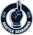 Number One Hand Seattle Seahawks logo decal sticker