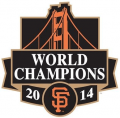 San Francisco Giants 2014 Champion Logo Sticker Heat Transfer