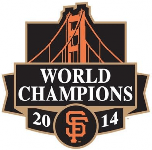 San Francisco Giants 2014 Champion Logo Sticker Heat Transfer