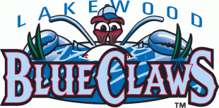 Lakewood BlueClaws 2001-2009 Primary Logo Sticker Heat Transfer