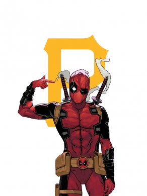 Pittsburgh Pirates Deadpool Logo Sticker Heat Transfer