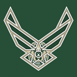 Airforce Milwaukee Bucks Logo decal sticker