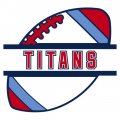 Football Tennessee Titans Logo Sticker Heat Transfer