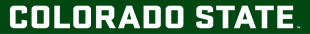 Colorado State Rams 2015-Pres Wordmark Logo 10 Sticker Heat Transfer