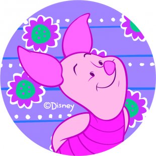 Disney Piglet Logo 10 Sticker Heat Transfer