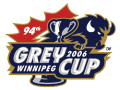 Grey Cup 2006 Primary Logo Sticker Heat Transfer