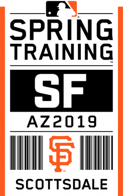 San Francisco Giants 2019 Event Logo 01 Sticker Heat Transfer